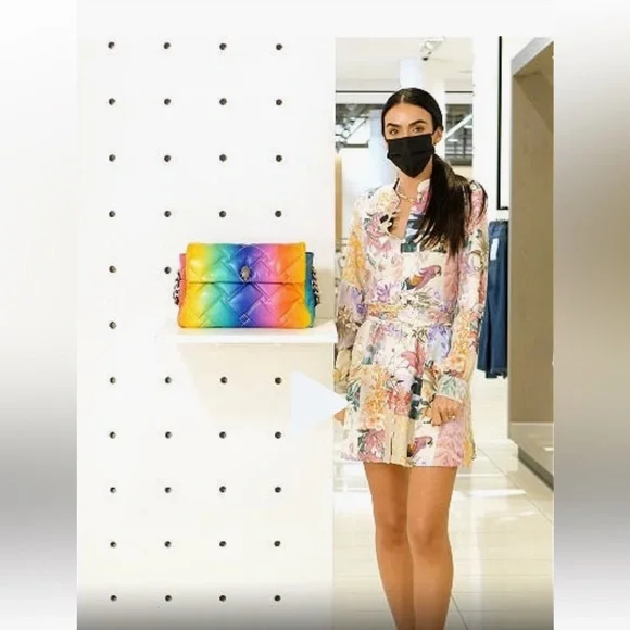 💜💙HOST PICK 💛🩵 Kirk Geiger London large Kensington ombre leather bag - Picture 4 of 11